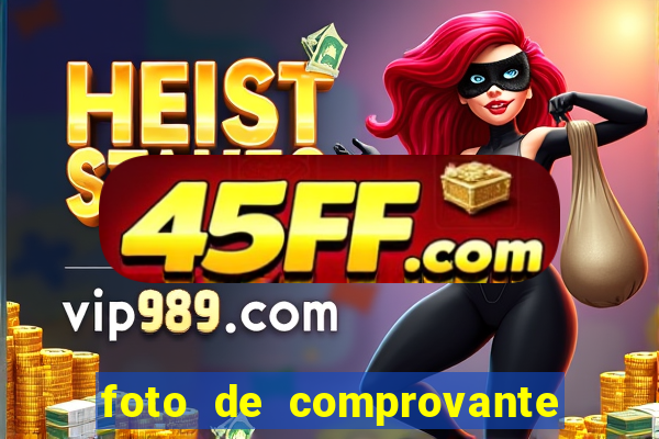 foto de comprovante de pix falso